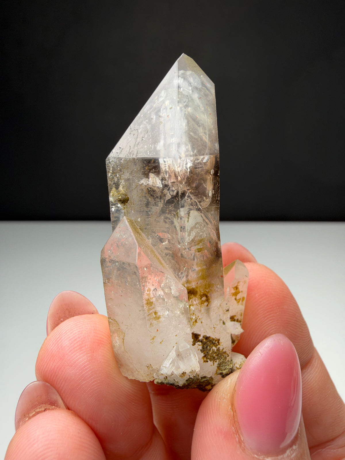 2 bubbles Enhydro Quartz, Goboboseb, Namibia