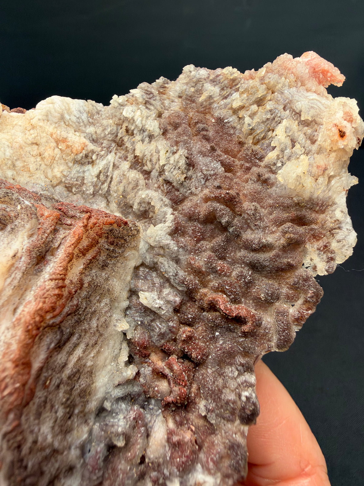 Chalcedony cast after Halite or Fluorite (Pseudomorph), Sidi Rahal, Morocco