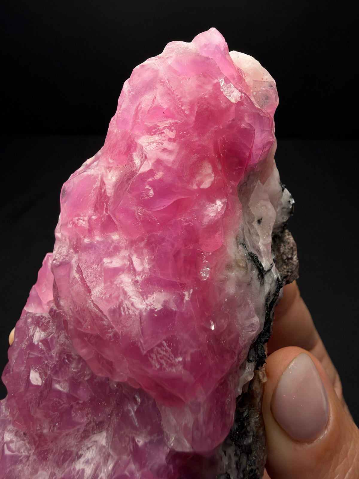 Cobalt Bearing Calcite, Bou Azzer Mine, Morocco