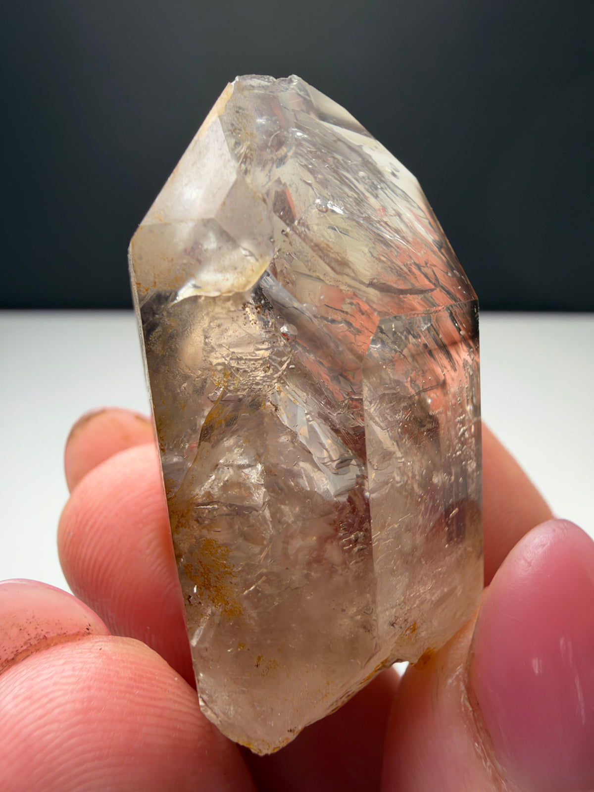 3+ Bubbles, Enhydro Quartz, Goboboseb, Namibia