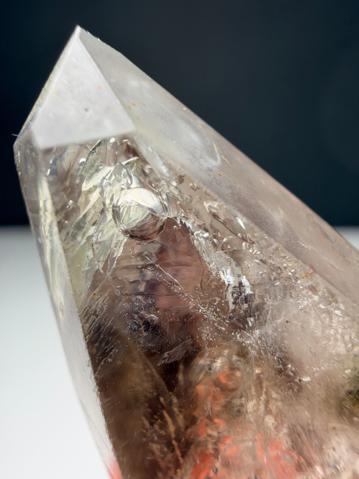 2 bubbles Enhydro Quartz, Goboboseb, Namibia