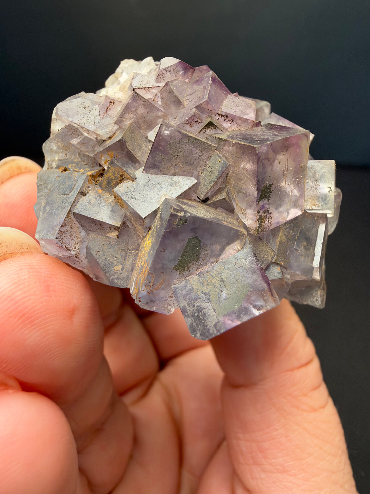 Fluorite, Touroug-El Hamda Quarries, Morocco