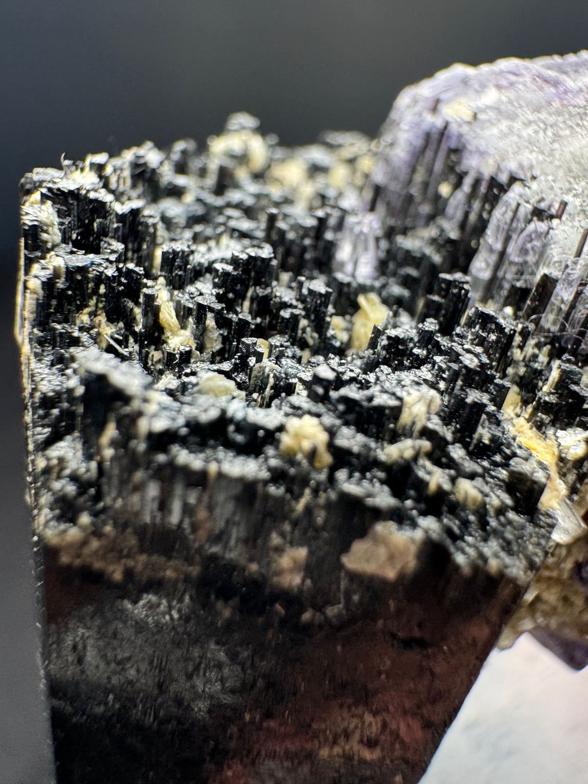 Schorl, Fluorite & Hyalite Opal, Erongo, Namibia