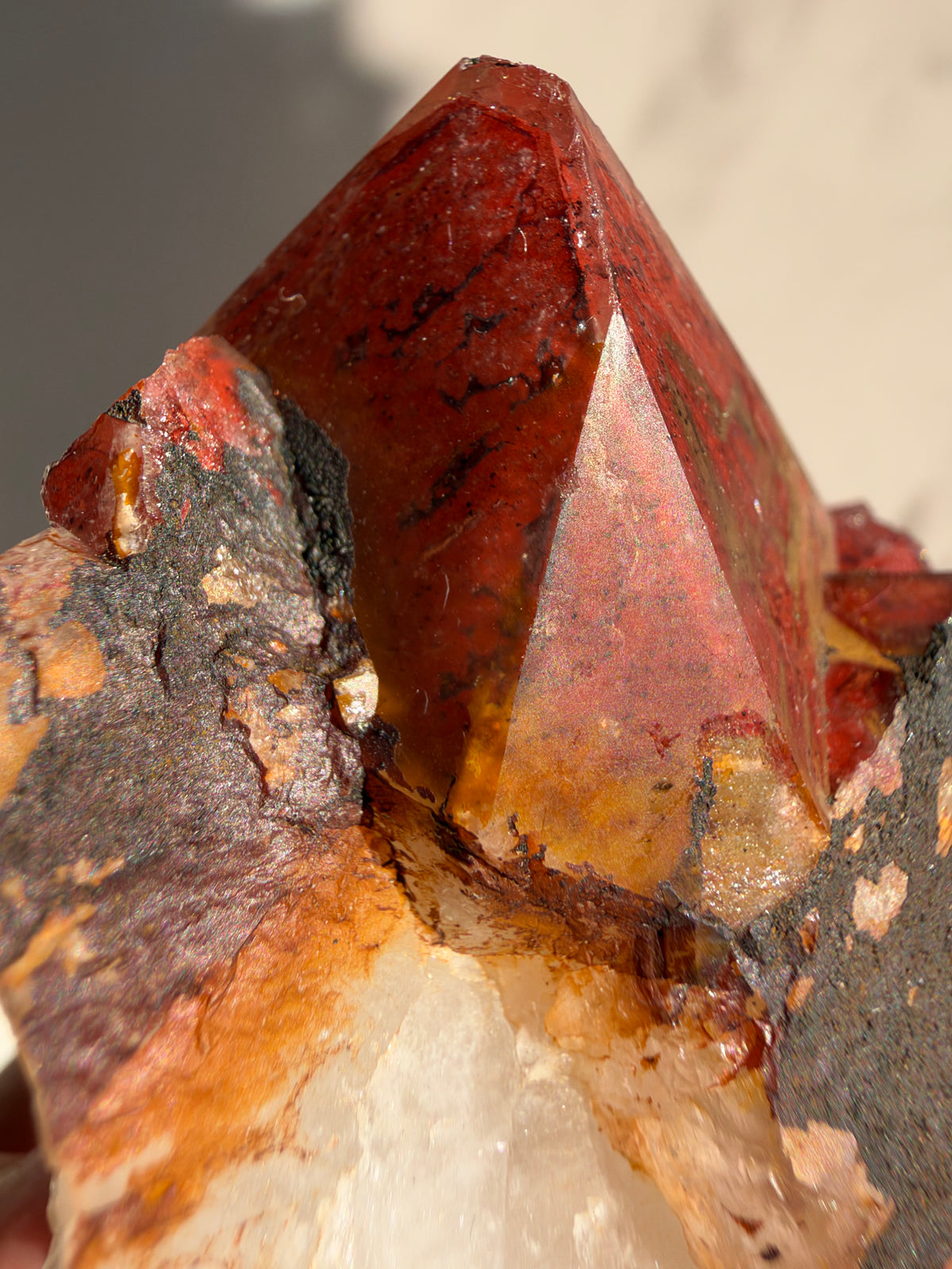 Ferruginous Quartz, Tizrine, Morocco