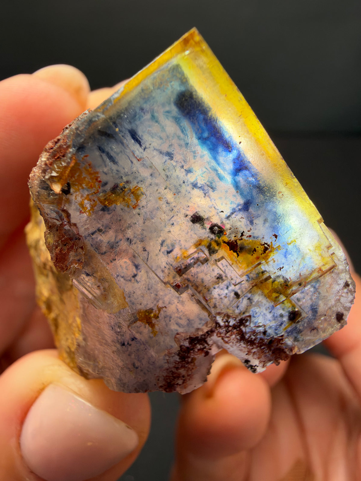 Fluorite, El Hamam Mine, Morocco